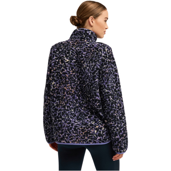2026 Roxy Womens Waves Of Warmth Zippered Sports Fleece ERJPF03262 - Twilight Purple